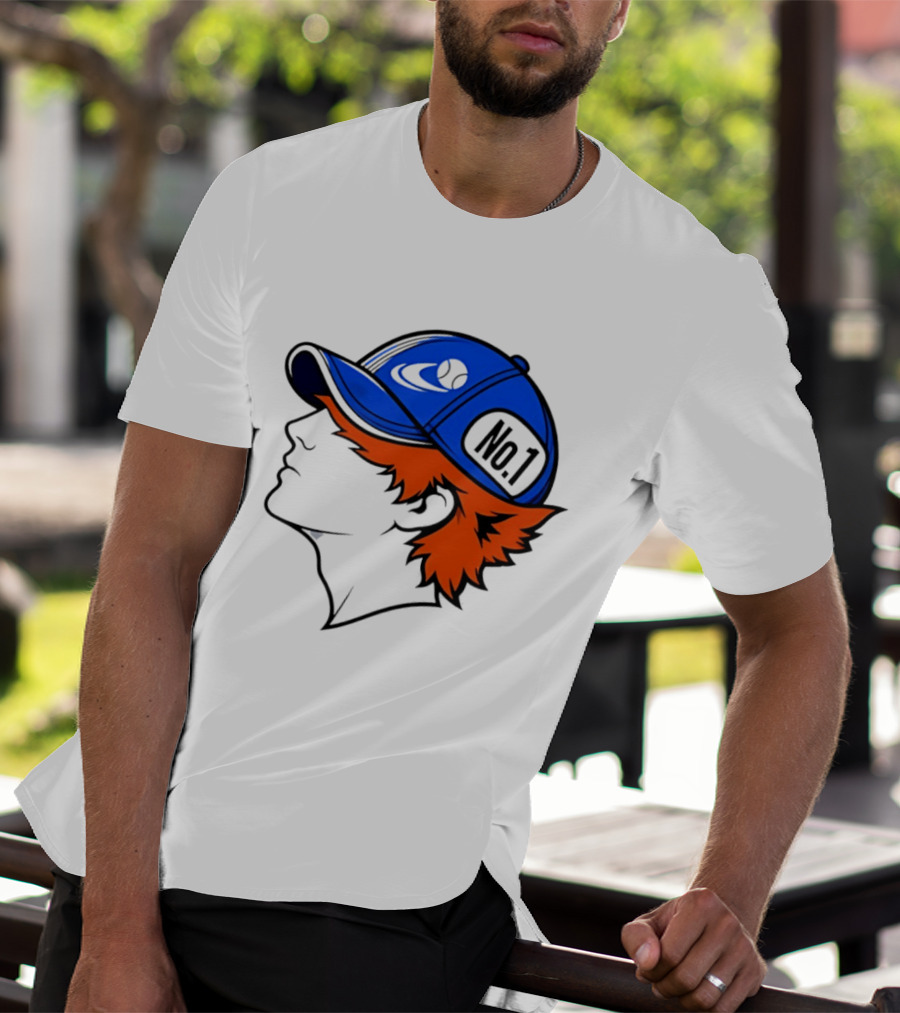 No1 Tennis Player Profile Athlete Sports Baseball Cap T-Shirt