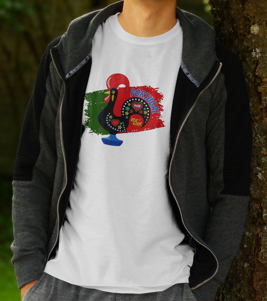Portugal 2025 Lez Go Galo De Barcelos Rooster T-Shirt