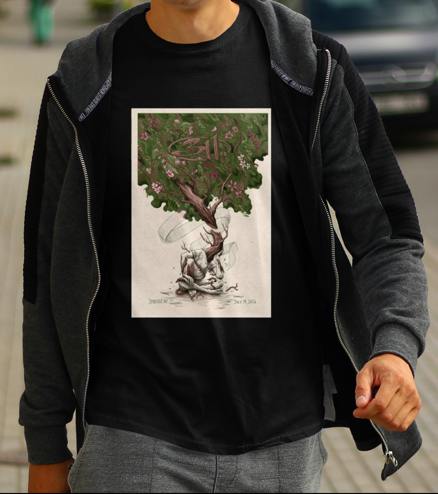 311 Syracuse NY July 19 2026 Tree And Blossoms Tour T-Shirt