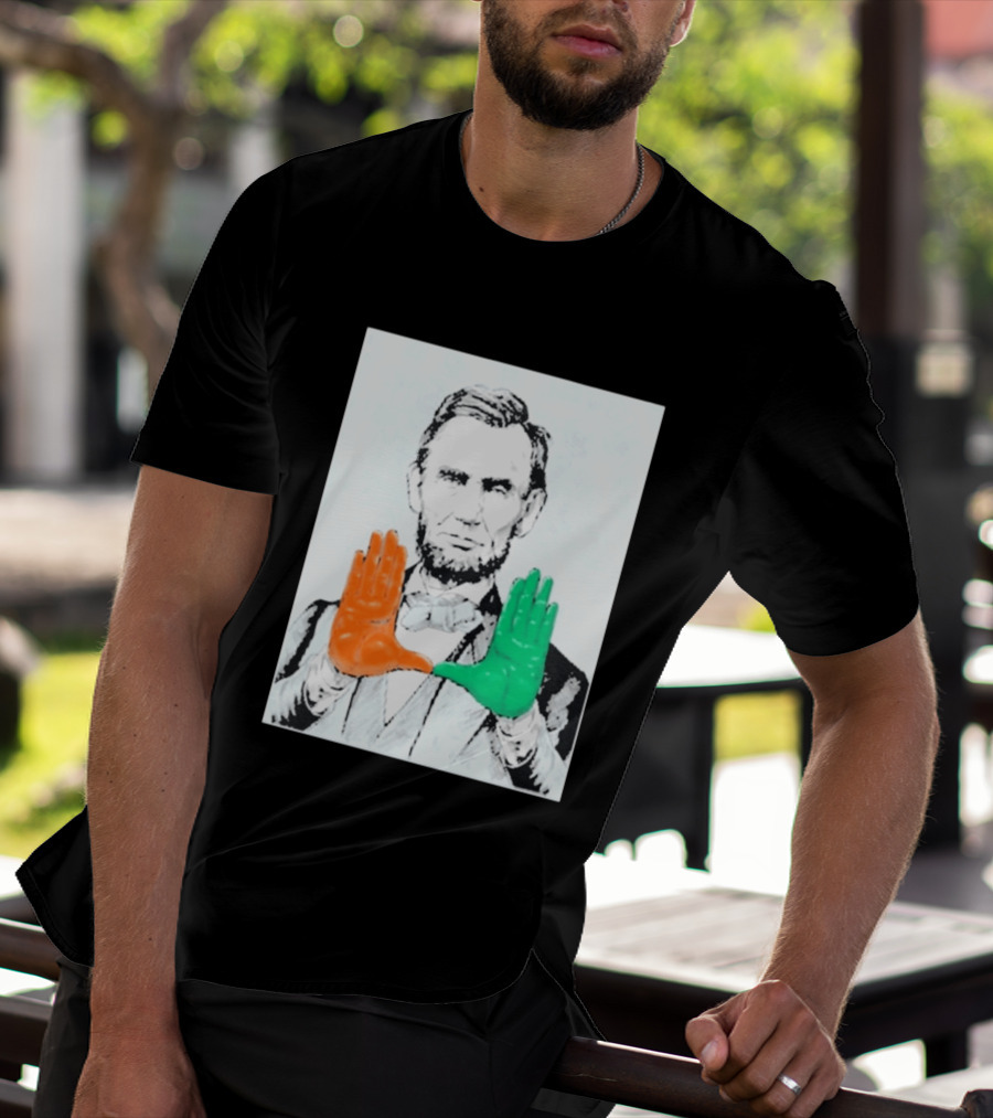 Abraham Lincoln Miami Hurricanes U Hands T-Shirt