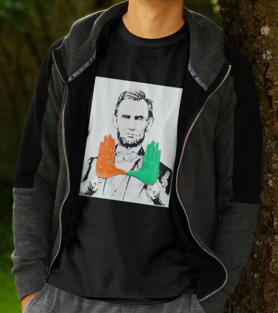 Abraham Lincoln Miami Hurricanes U Hands T-Shirt