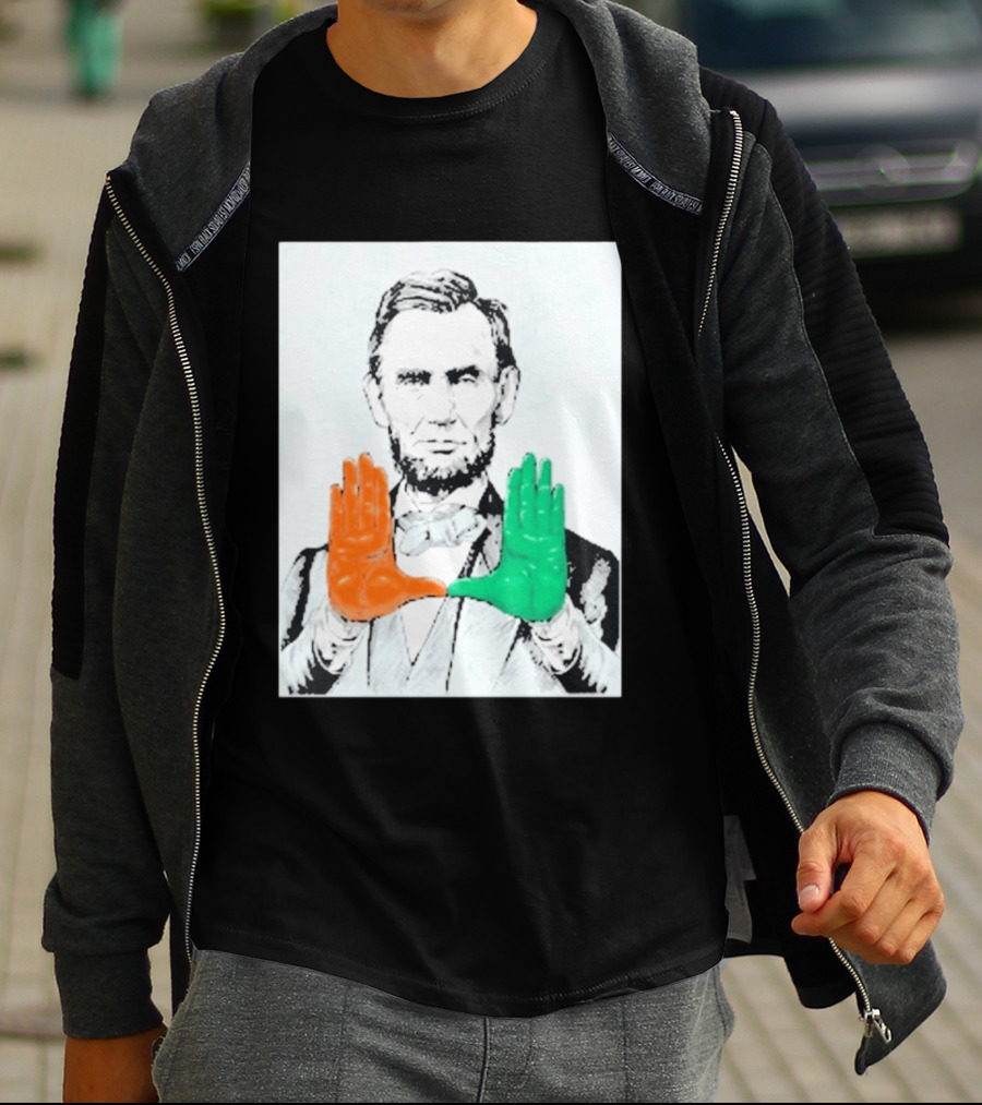 Abraham Lincoln Miami Hurricanes U Hands T-Shirt