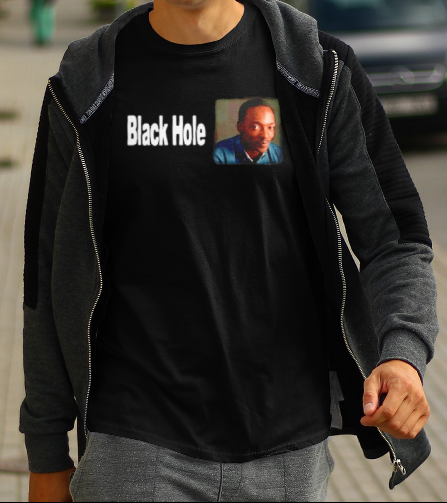 Black Hole Anthony Mackie Actor Celebrity T-Shirt
