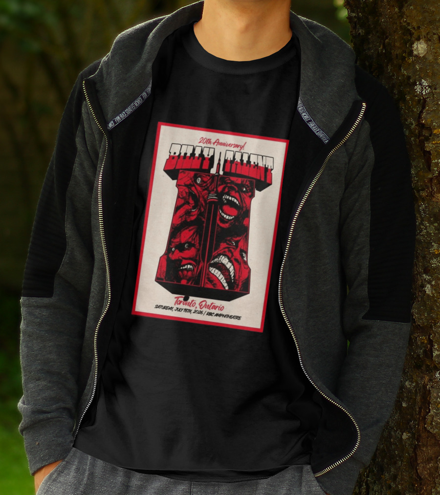 Billy Talent 20th Anniversary Toronto Ontario July 18 2026 T-Shirt
