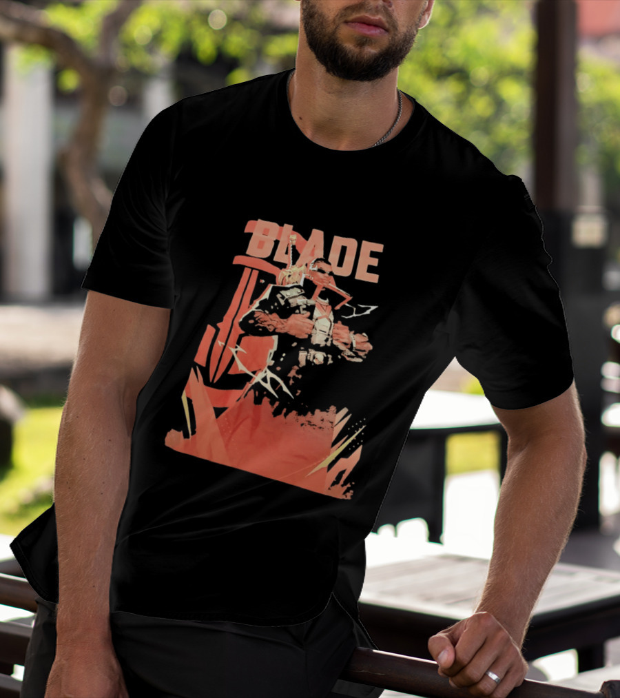 Blade Marvel Comic Vampire Hunter T-Shirt