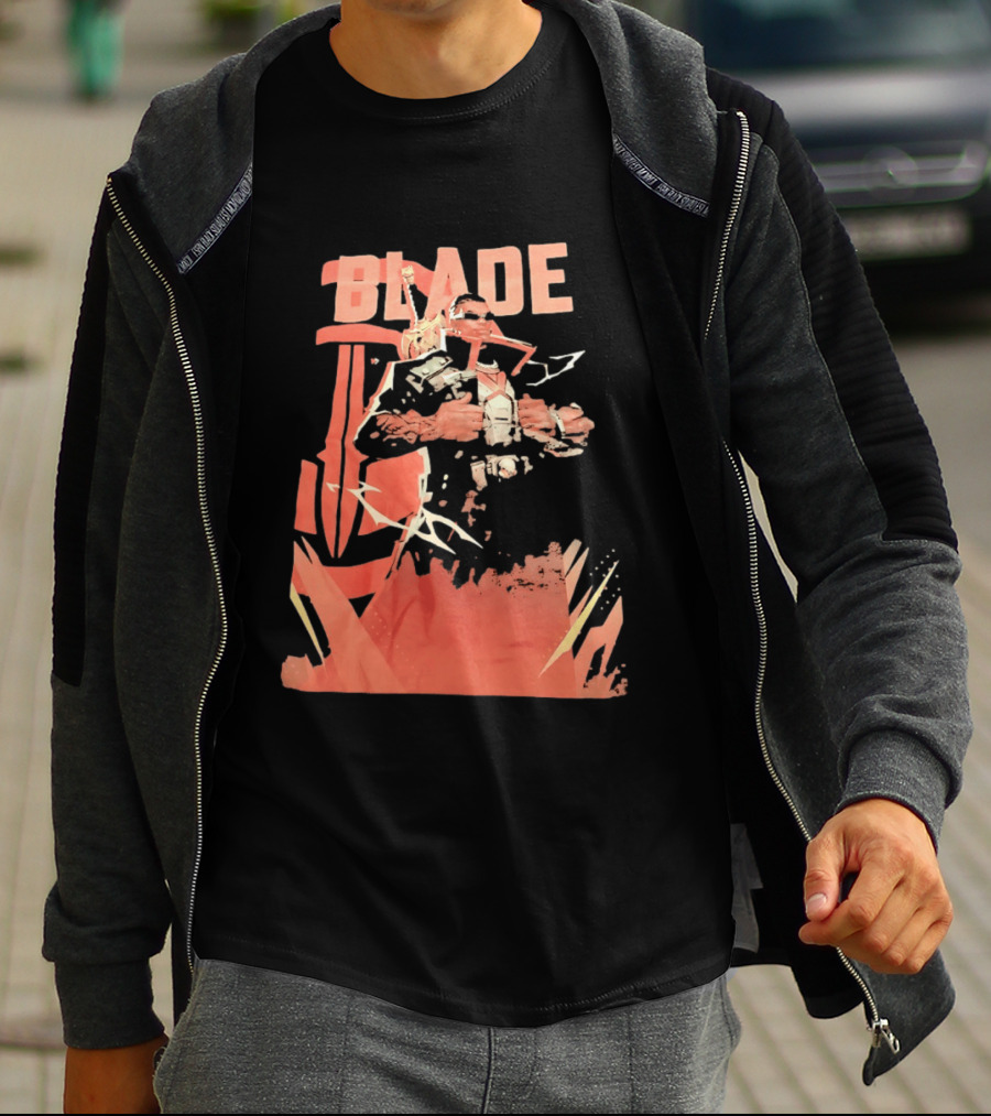 Blade Marvel Comic Vampire Hunter T-Shirt