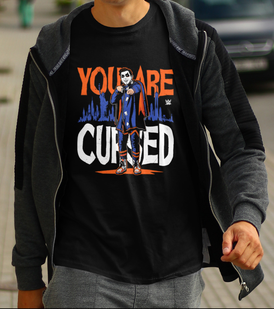 Danhausen WWE NYC You Are Cursed Skyline T-Shirt