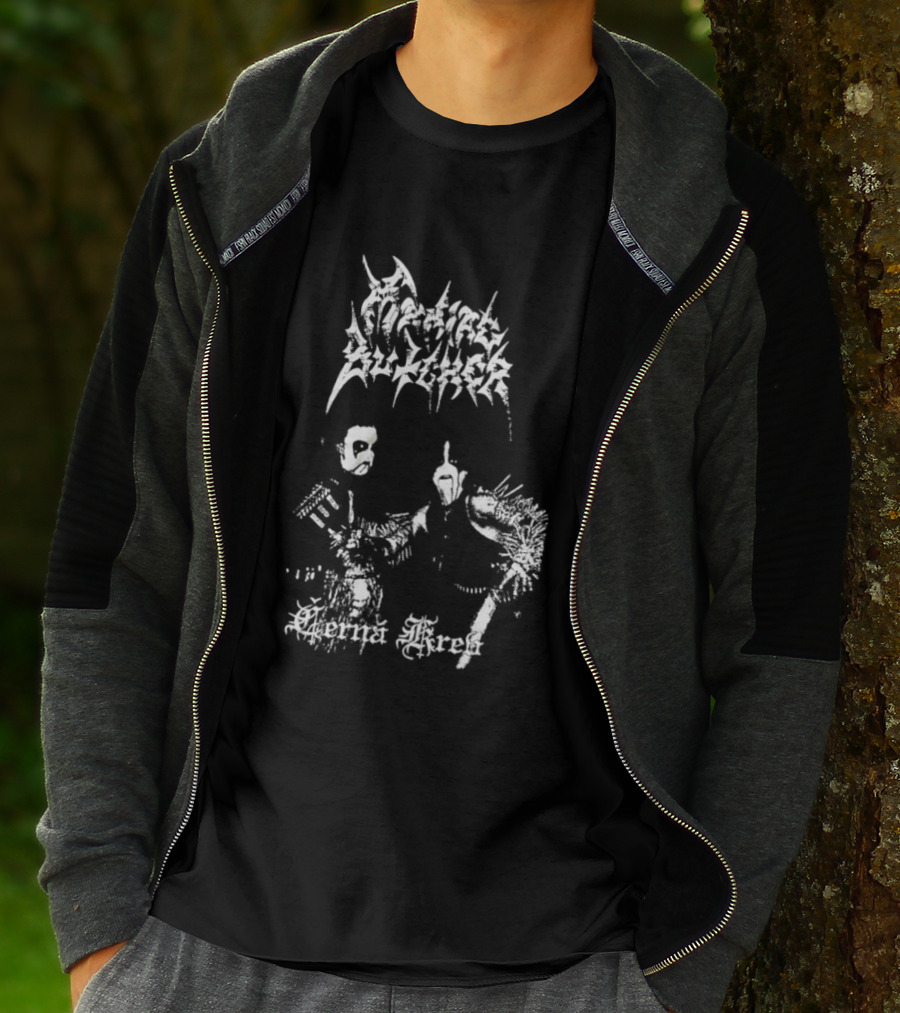 Maniac Butcher Černá Krev Black Metal Band Anthology T-Shirt
