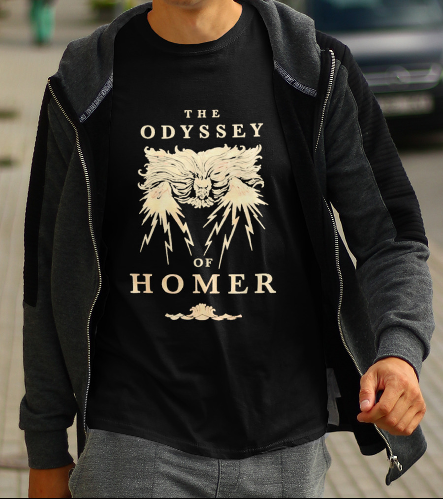 The Odyssey Of Homer Mythical Lightning Lion T-Shirt