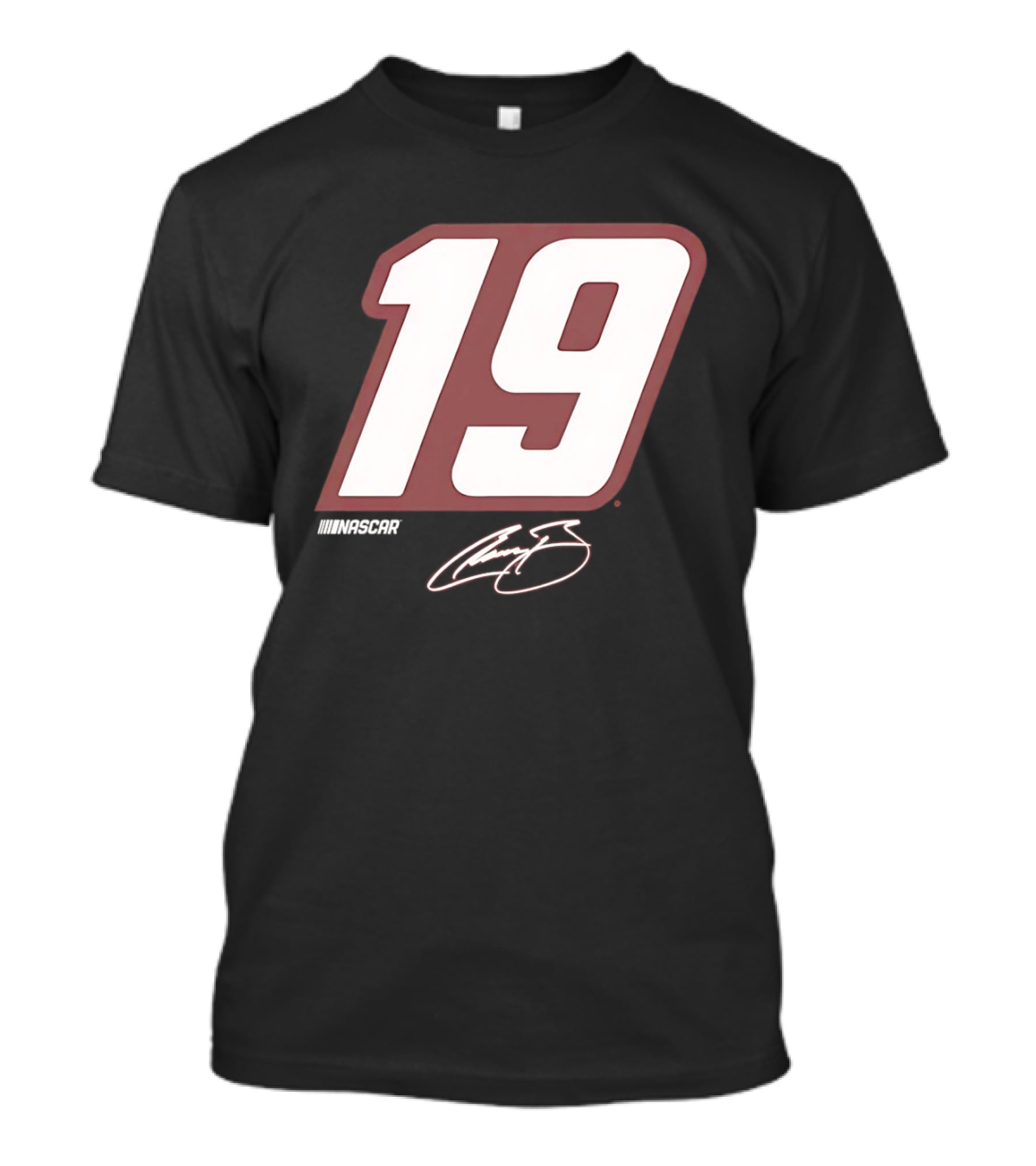 NASCAR Number 19 Racing Motorsport Signature Edition T-Shirt