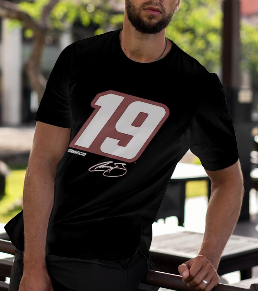 NASCAR Number 19 Racing Motorsport Signature Edition T-Shirt