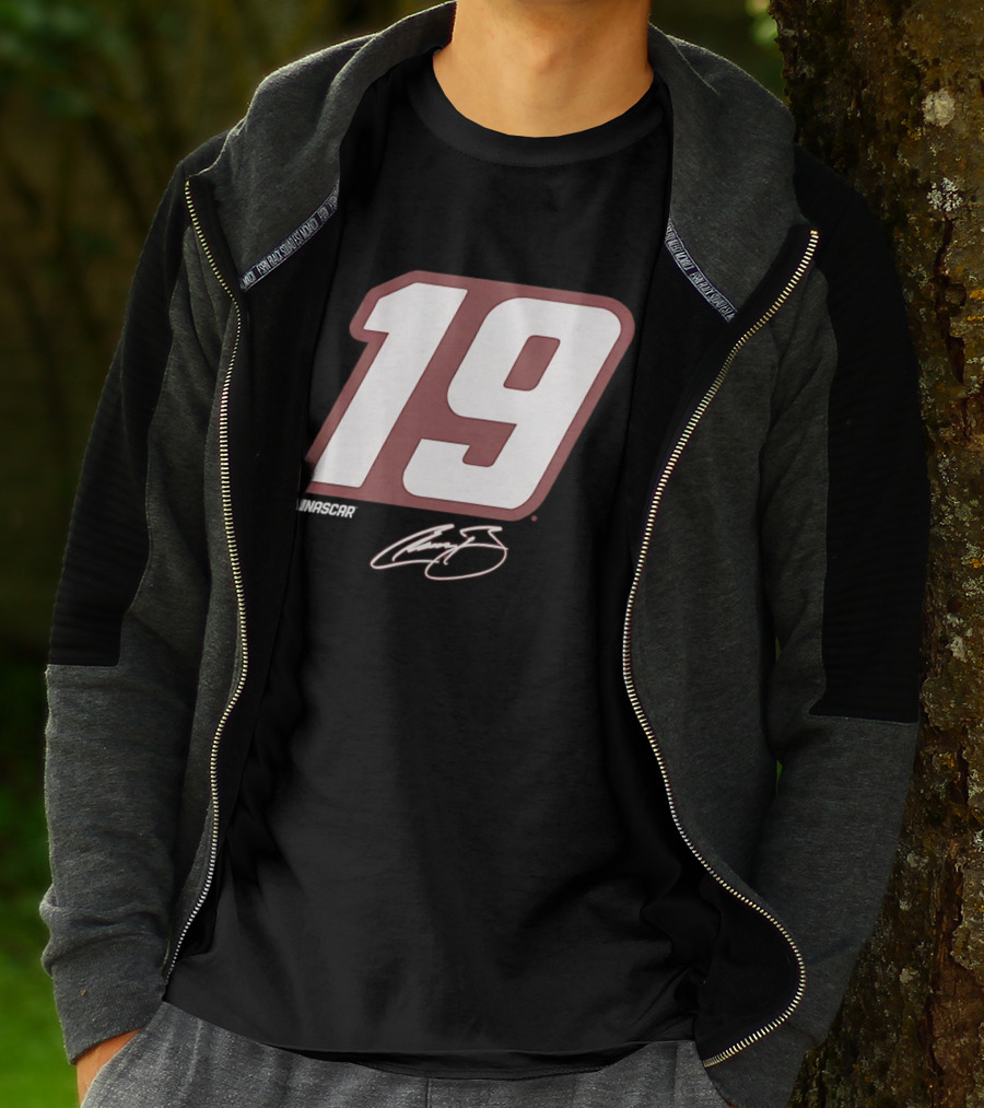 NASCAR Number 19 Racing Motorsport Signature Edition T-Shirt