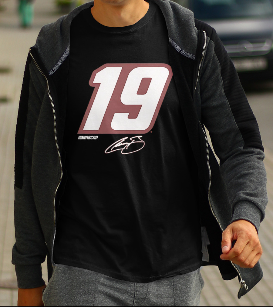 NASCAR Number 19 Racing Motorsport Signature Edition T-Shirt