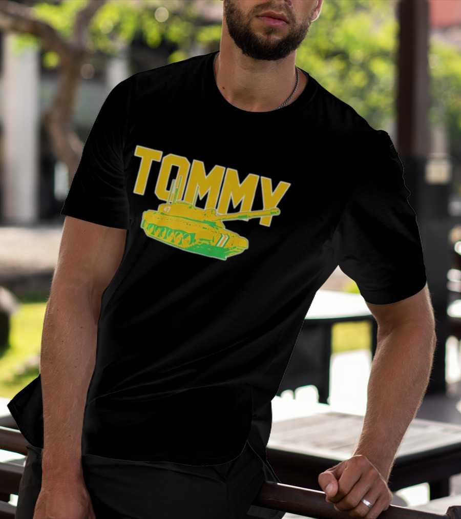 Tommy Tank 47 Athletics Baseball T-Shirt