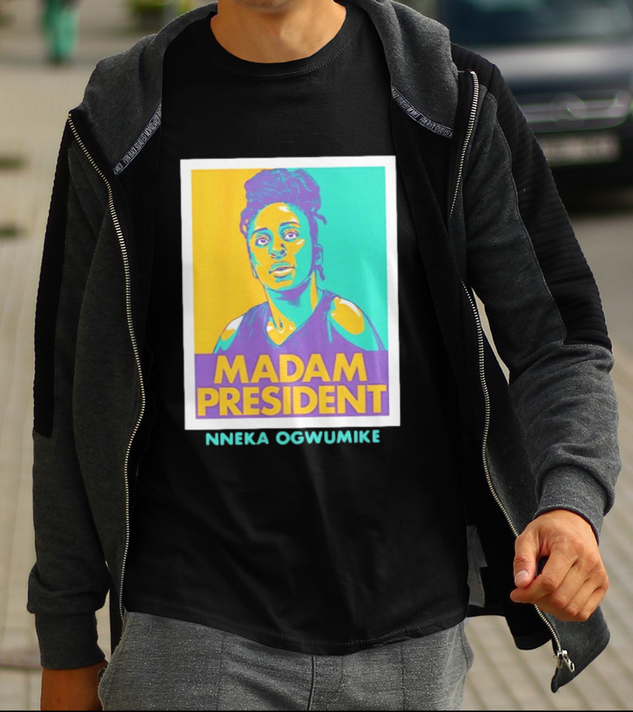 Nneka Ogwumike Madam President Los Angeles Sparks Heroic T-Shirt
