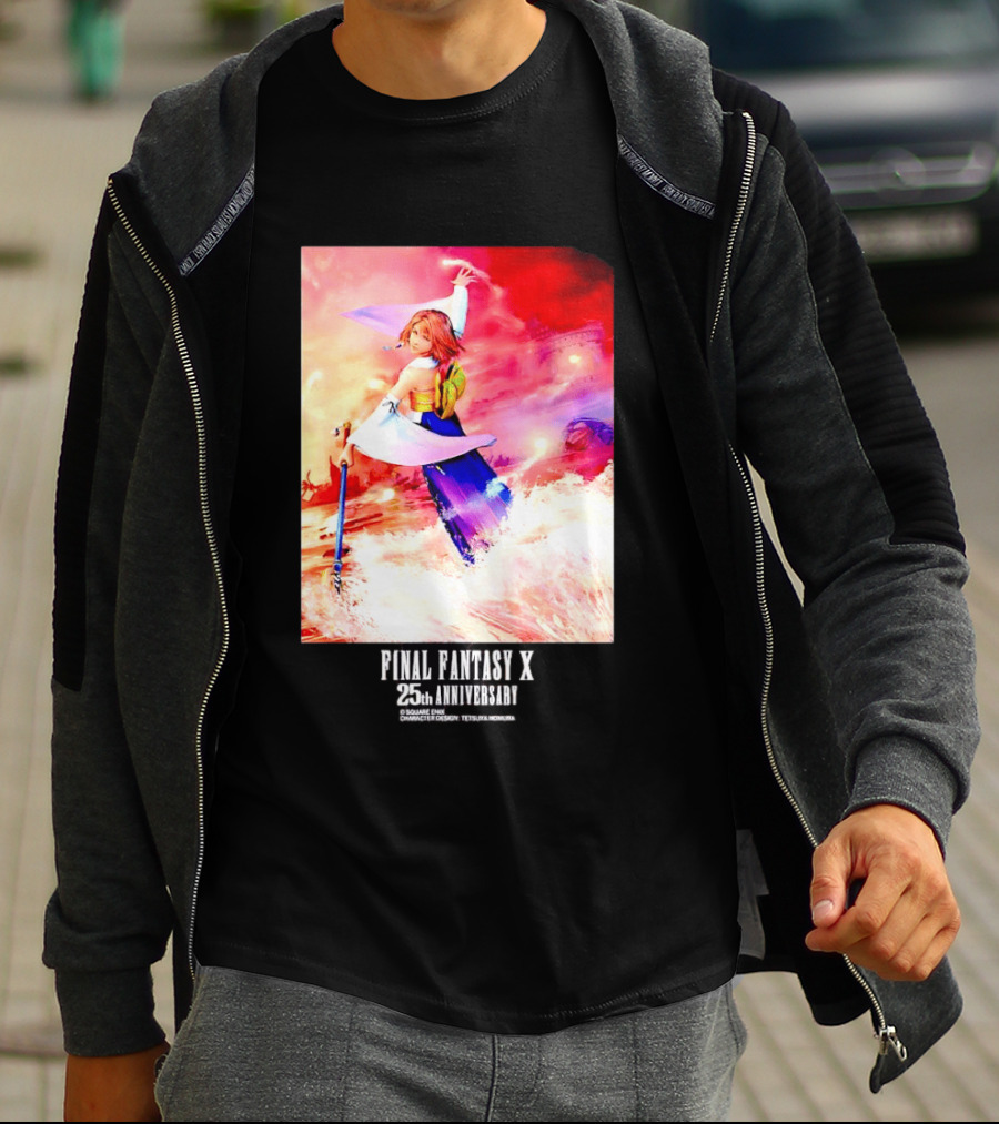Final Fantasy X 25th Anniversary Yuna Square Enix T-Shirt