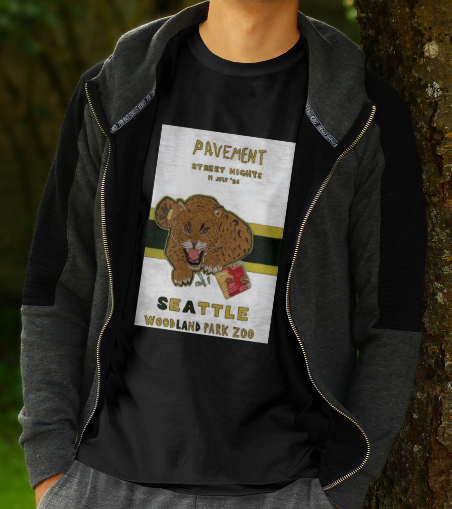 Pavement Street Nights Seattle Woodland Park Zoo July 19 2026 T-Shirt