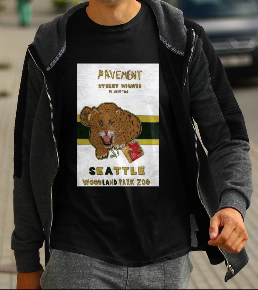 Pavement Street Nights Seattle Woodland Park Zoo July 19 2026 T-Shirt