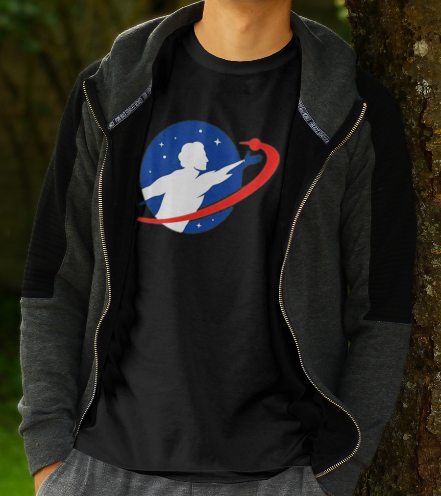 NASA Astronaut Space Exploration Promethean Action Patch T-Shirt