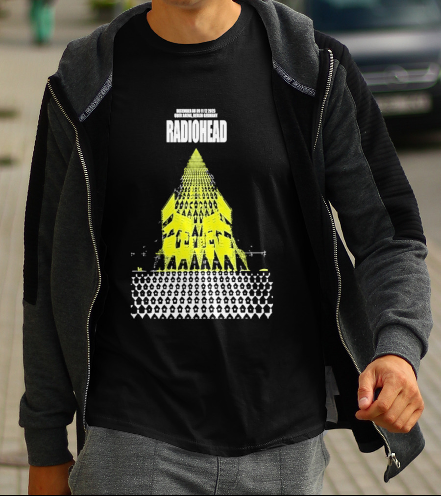 Radiohead Berlin 2025 Tour Dates Uber Arena Germany December 8 9 11 12 T-Shirt