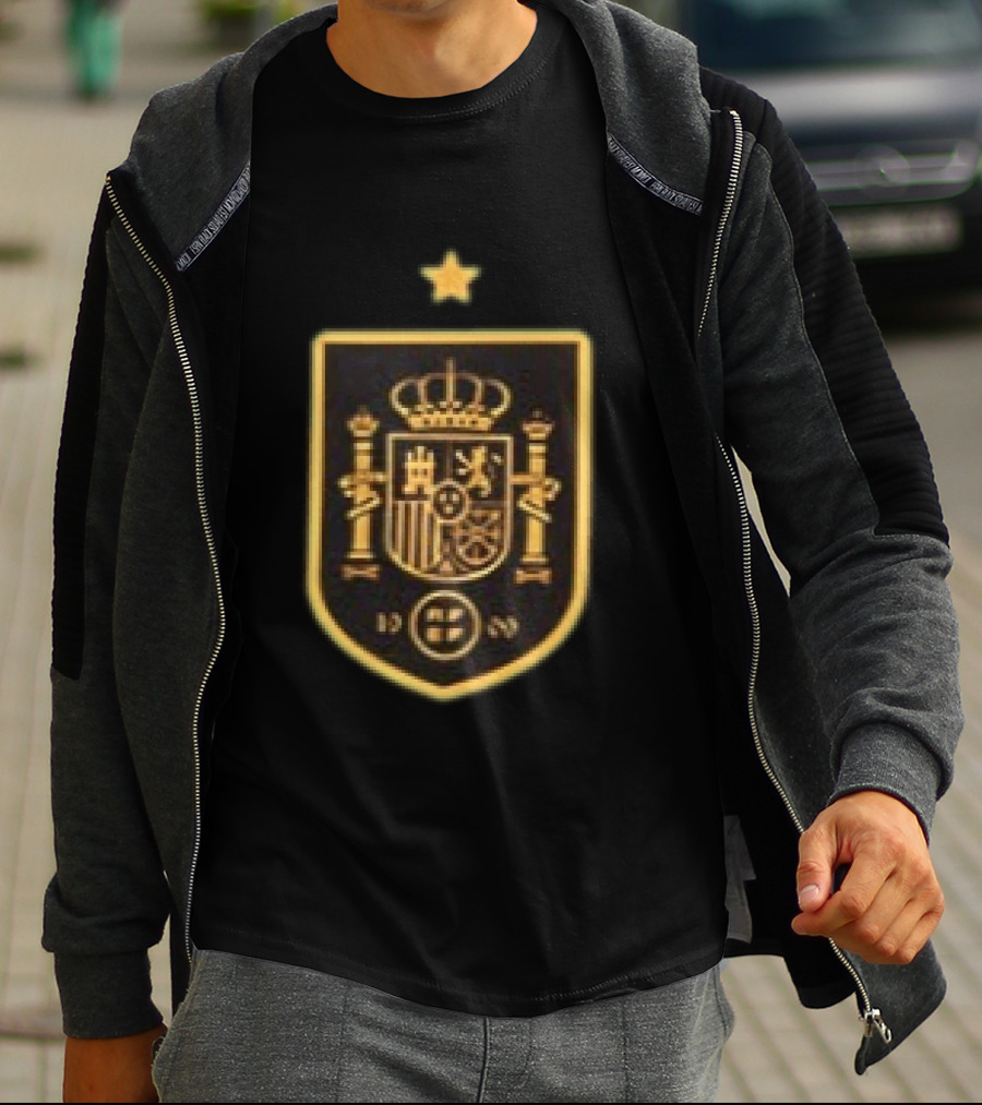 Spain National Team Maroon 1863FC True To Glory Crest T-Shirt
