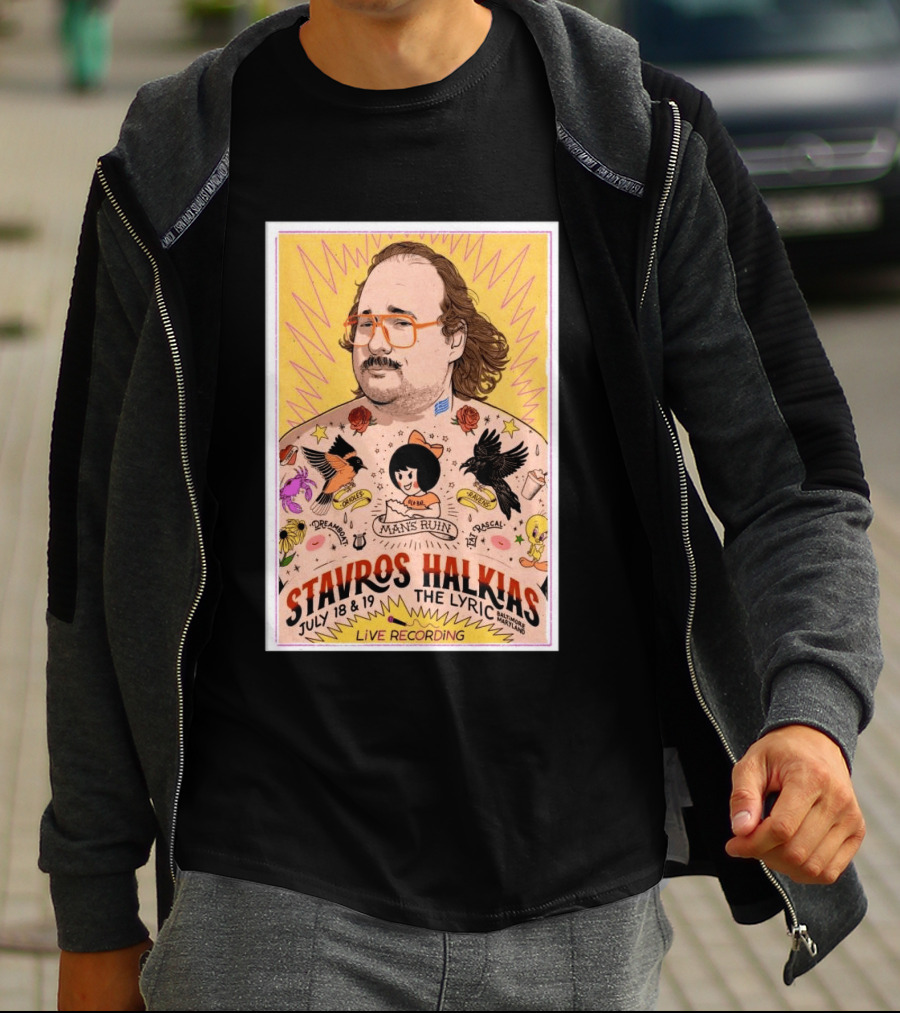 Stavros Halkias Live Recording Baltimore July 18 19 2026 The Lyric Event T-Shirt