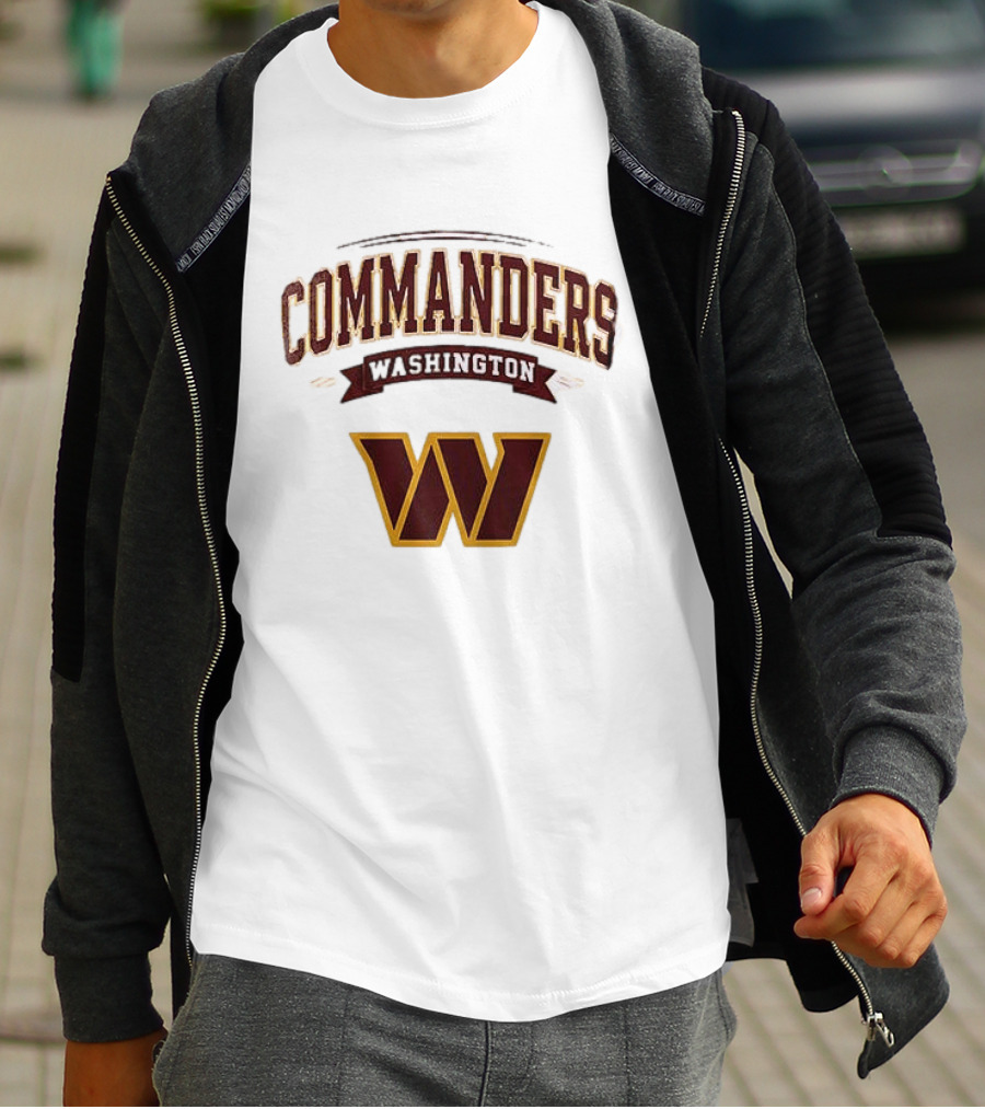 Washington Commanders Ghostface Running Football Fan Gear T-Shirt