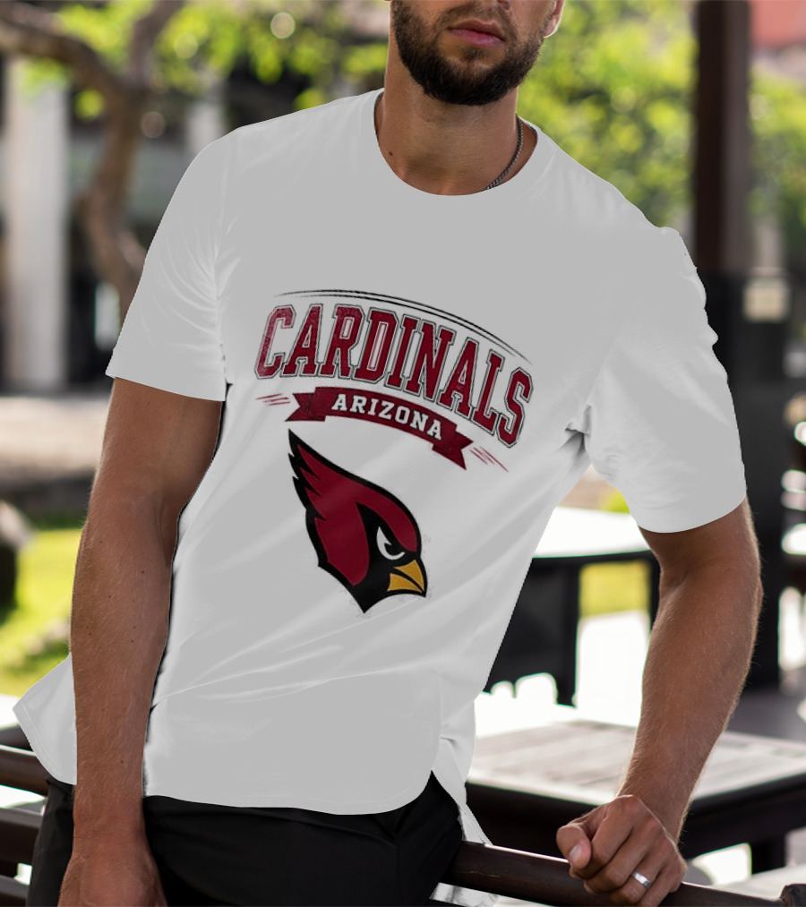 Arizona Cardinals Ghostface Running Football Combination T-Shirt