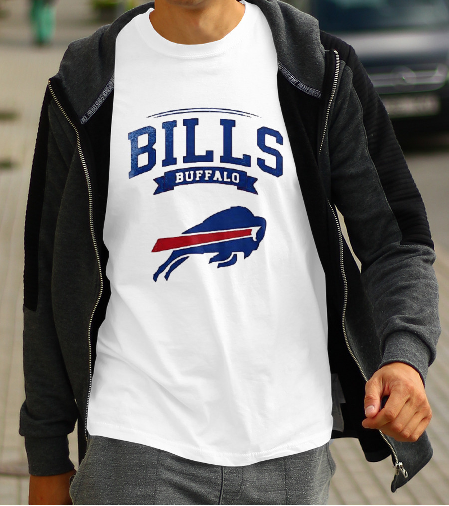 Buffalo Bills Ghostface Running Football T-Shirt
