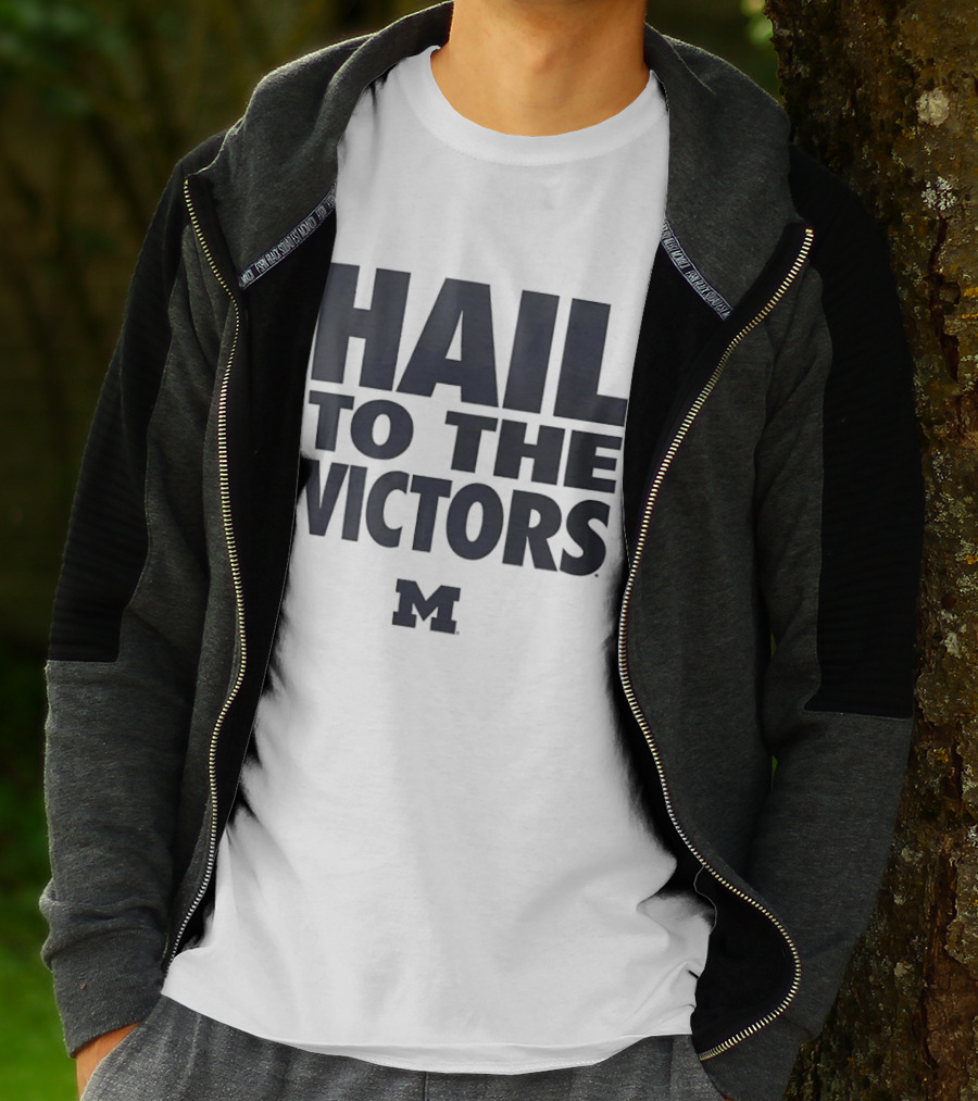 Hail To The Victors Michigan Wolverines M T-Shirt