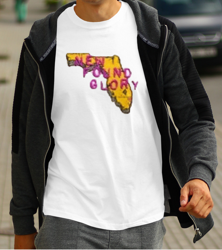 New Found Glory Florida Map You've Gotta Try Do What It Takes To Give Yourself A Break T-Shirt