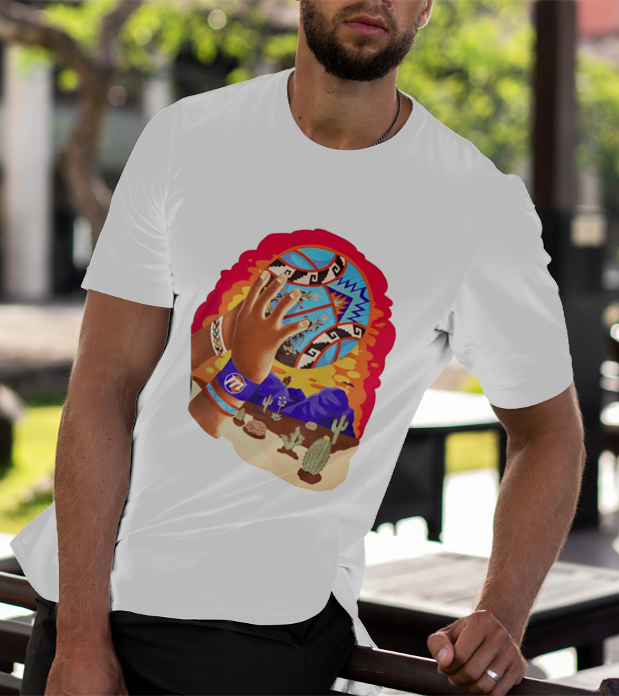 Phoenix Suns Desert Basketball Southwest NBA Cactus Mountain T-Shirt