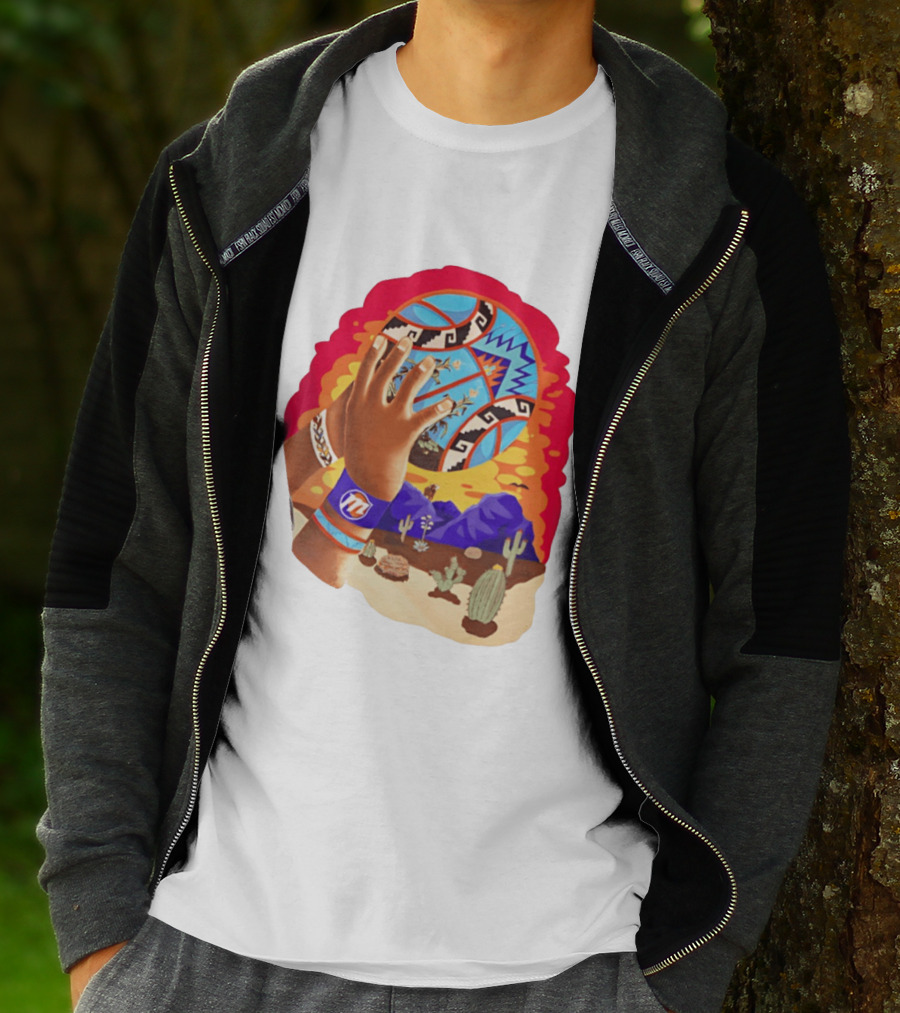 Phoenix Suns Desert Basketball Southwest NBA Cactus Mountain T-Shirt