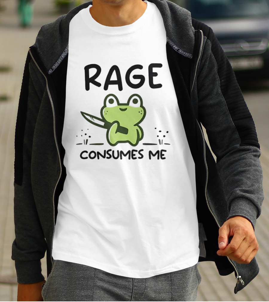 Rage Consumes Me Frog T-Shirt