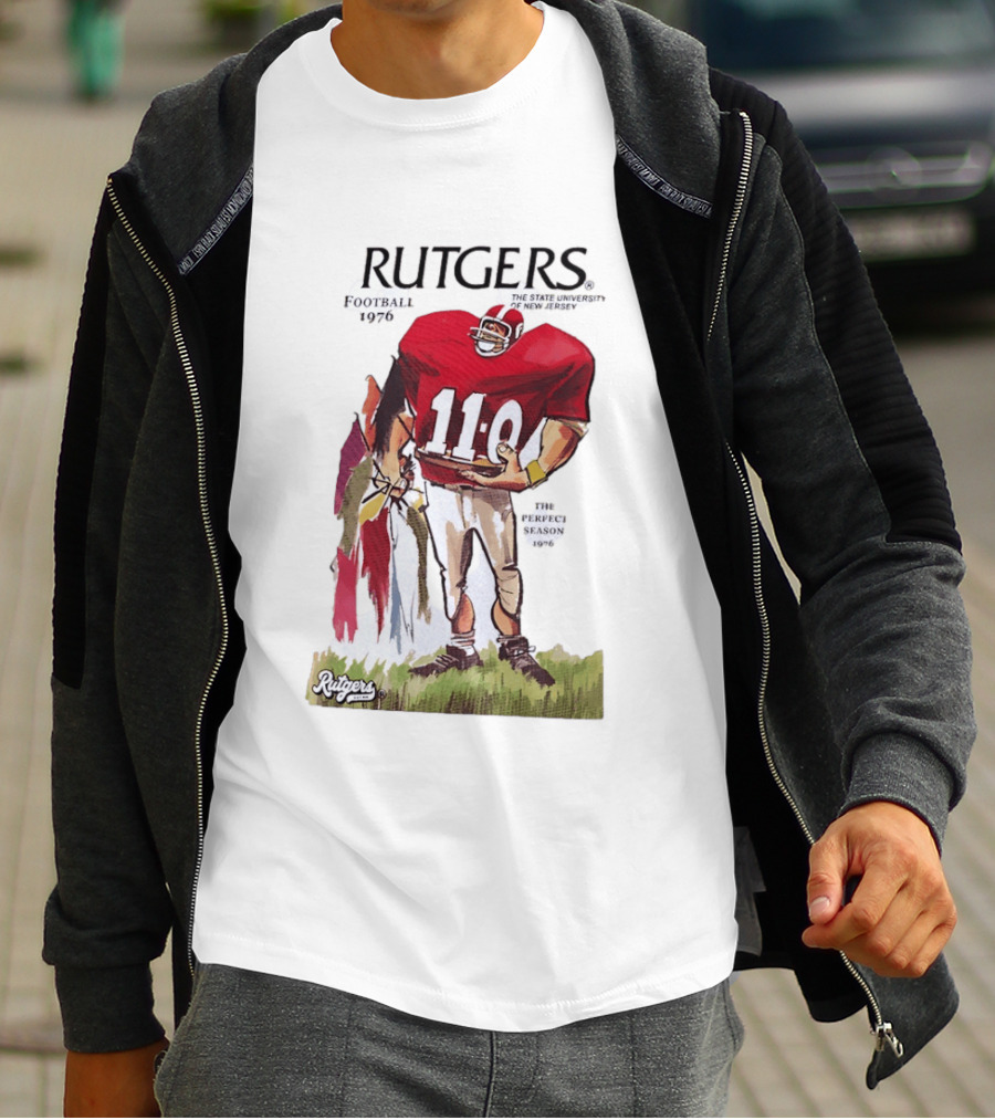 Rutgers Football 1976 The State University Of New Jersey Perfect Season 11 0 T-Shirt