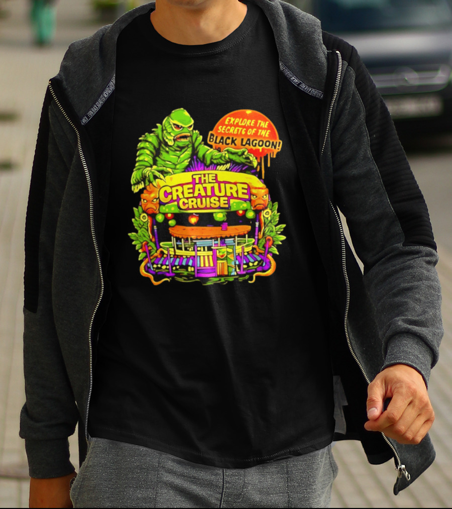 Explore The Secrets Of The Black Lagoon The Creature Cruise Adventure T-Shirt