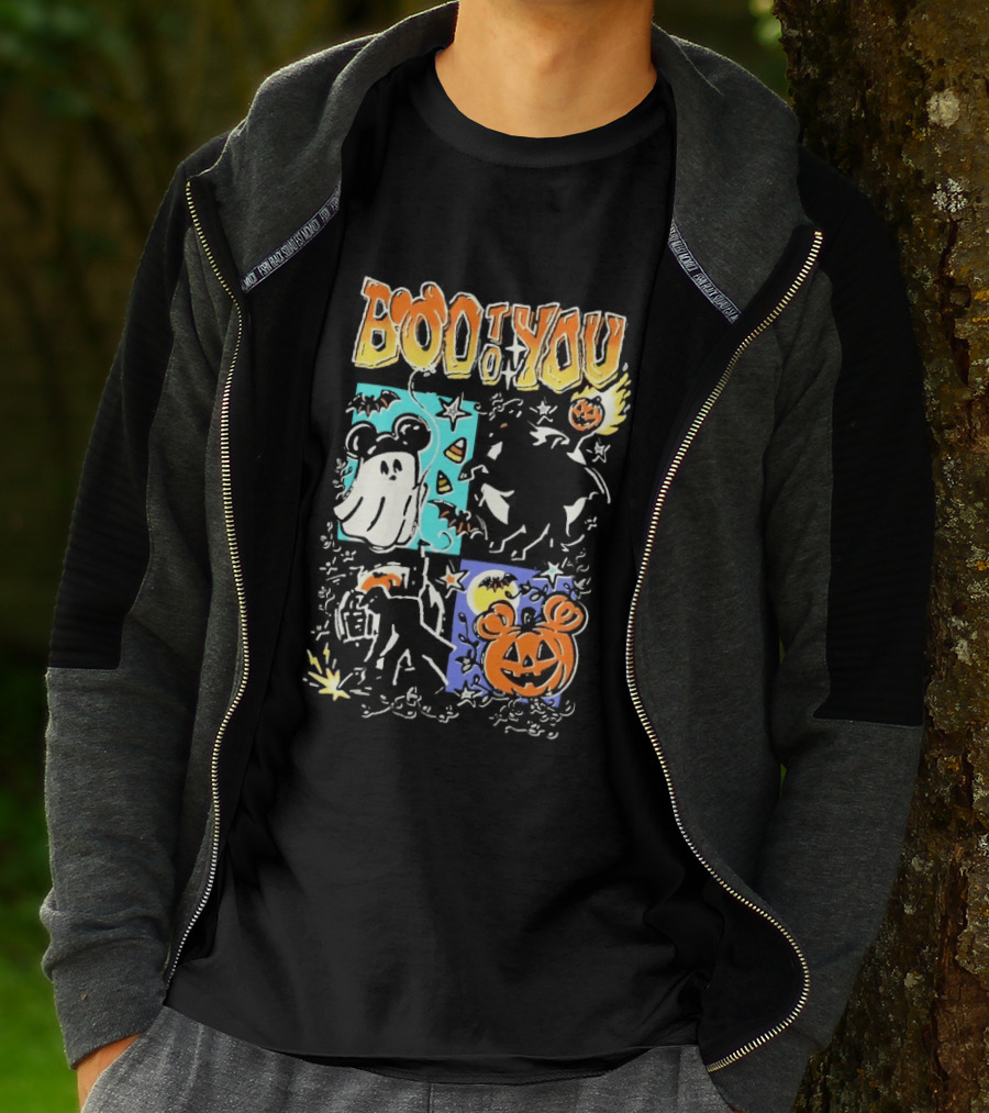 Boo To You Ghost And Pumpkin Halloween Fun T-Shirt
