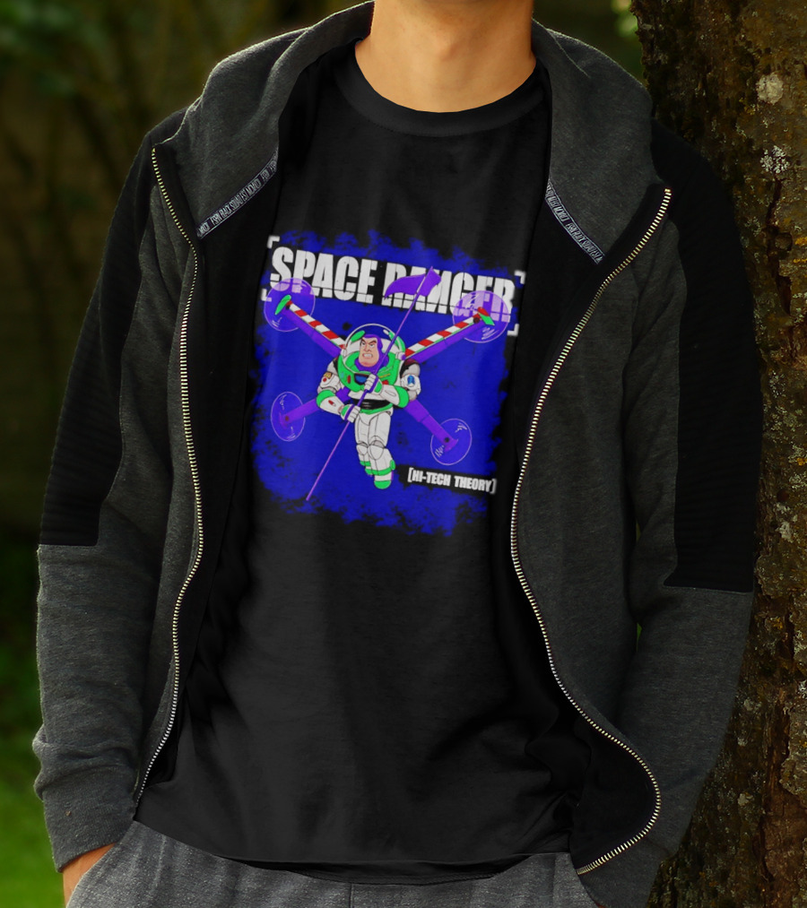 Space Ranger Hi Tech Theory Buzz Lightyear Toy Story T-Shirt