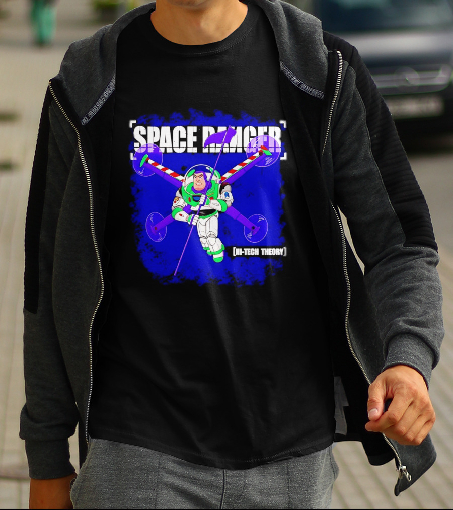 Space Ranger Hi Tech Theory Buzz Lightyear Toy Story T-Shirt