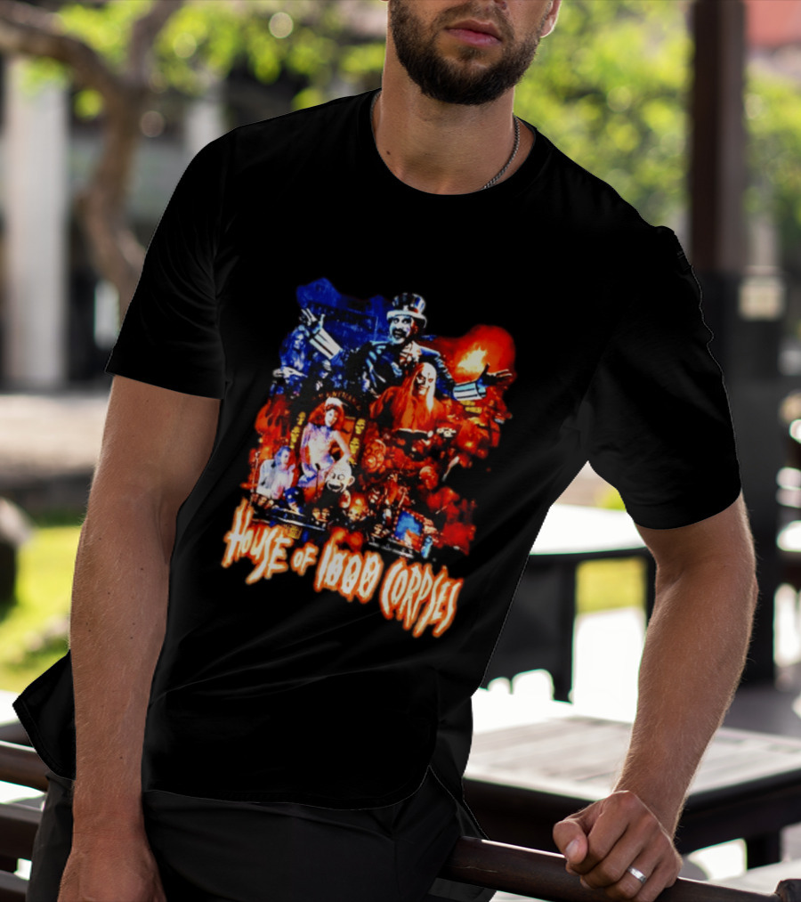 House Of 1000 Corpses Rob Zombie Horror Movie Captain Spaulding T-Shirt
