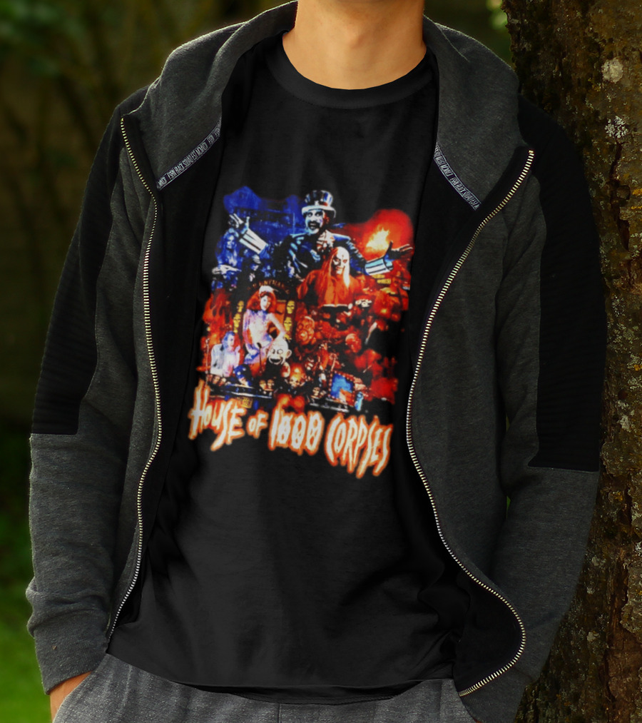 House Of 1000 Corpses Rob Zombie Horror Movie Captain Spaulding T-Shirt
