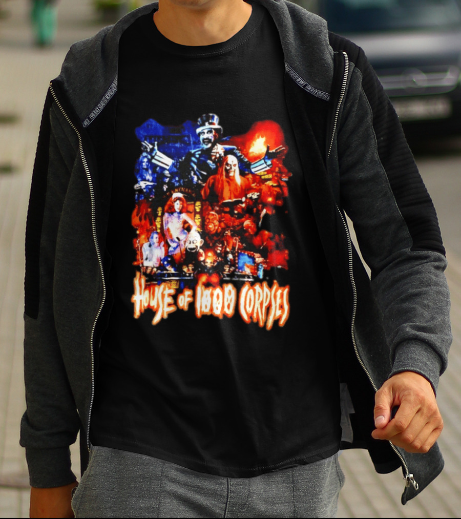 House Of 1000 Corpses Rob Zombie Horror Movie Captain Spaulding T-Shirt