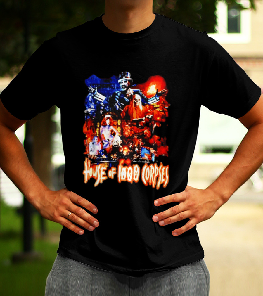 House Of 1000 Corpses Rob Zombie Horror Movie Captain Spaulding T-Shirt
