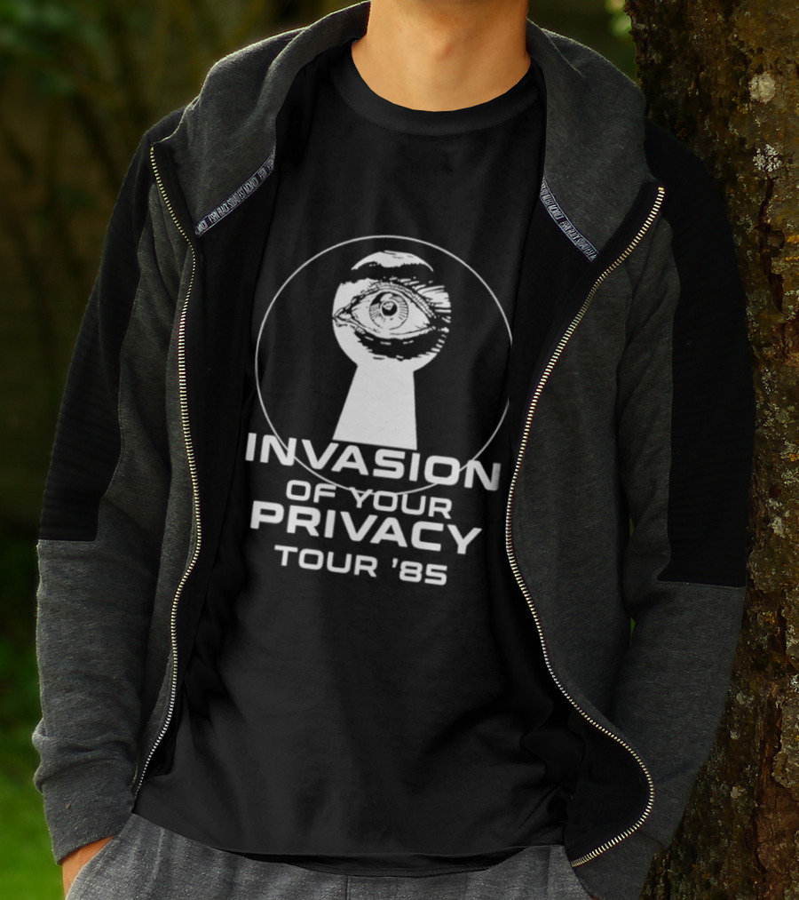 Invasion Of Your Privacy Tour '85 Keyhole T-Shirt