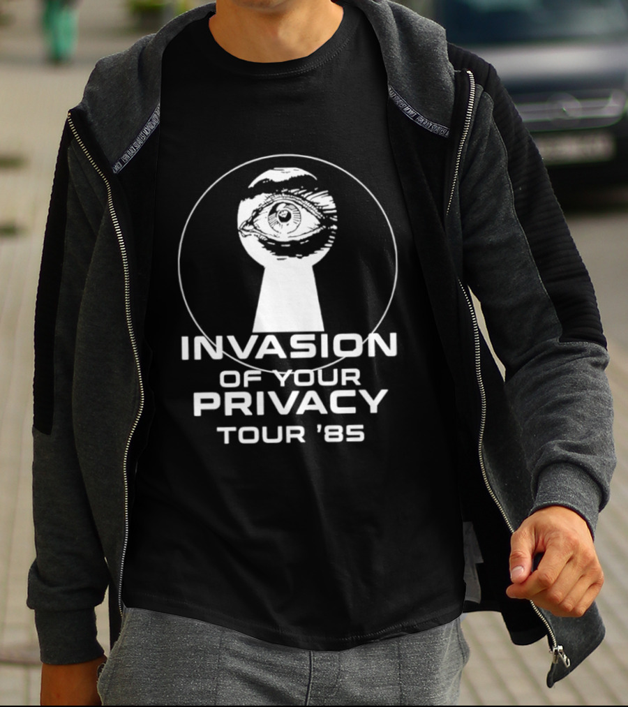 Invasion Of Your Privacy Tour '85 Keyhole T-Shirt