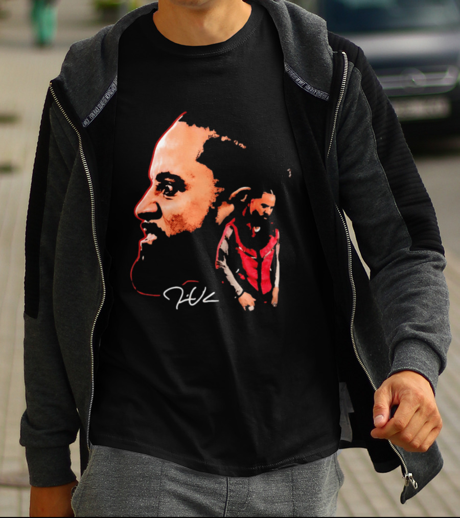 Jimmy Uso WWE Wrestling The Bloodline Abstract T-Shirt