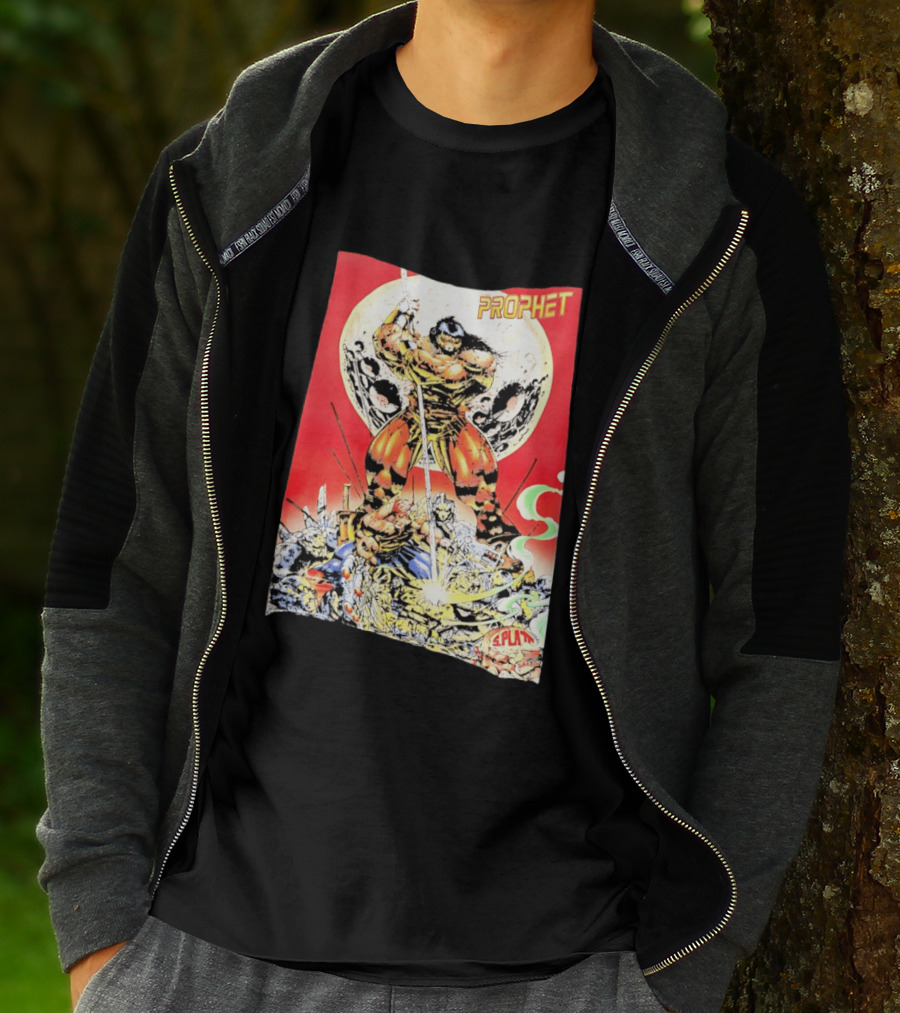 Prophet Comic SPLAT Comics Moon Battle Scene Cover T-Shirt