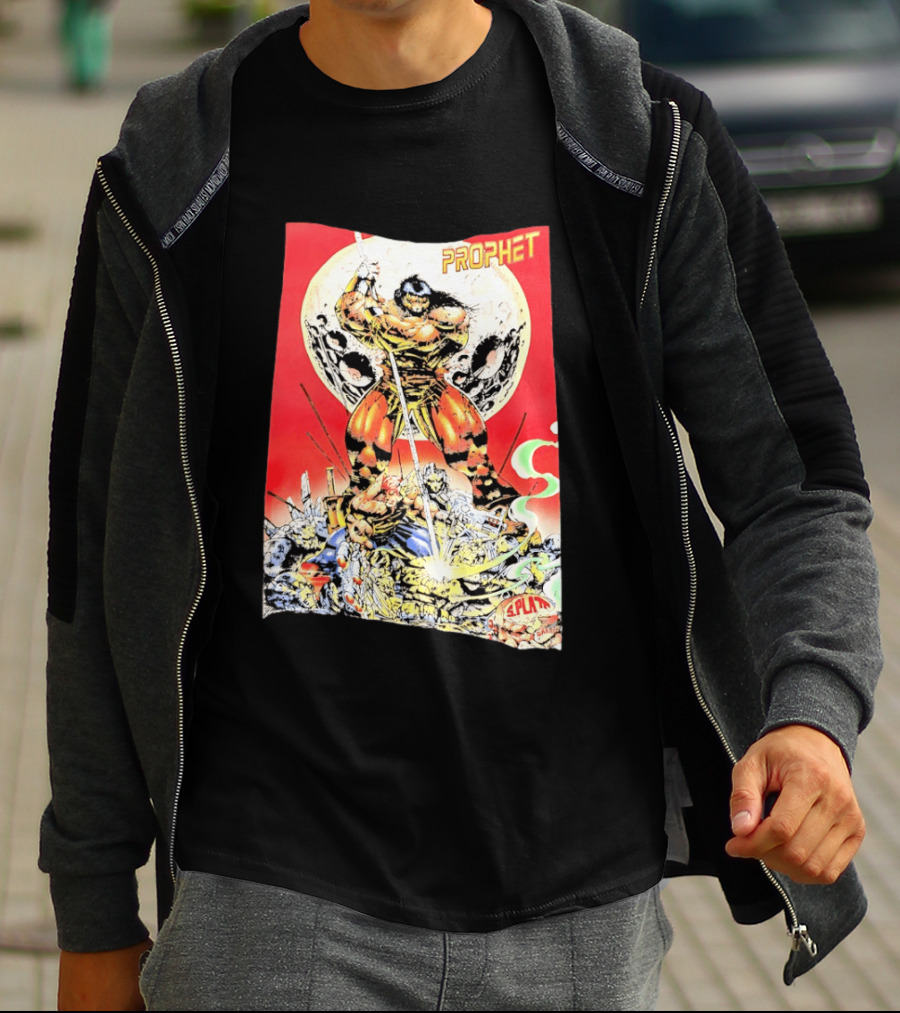 Prophet Comic SPLAT Comics Moon Battle Scene Cover T-Shirt