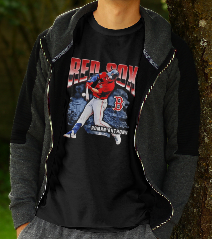 Red Sox Roman Anthony Boston MLB Players Iconic Baseball T-Shirt