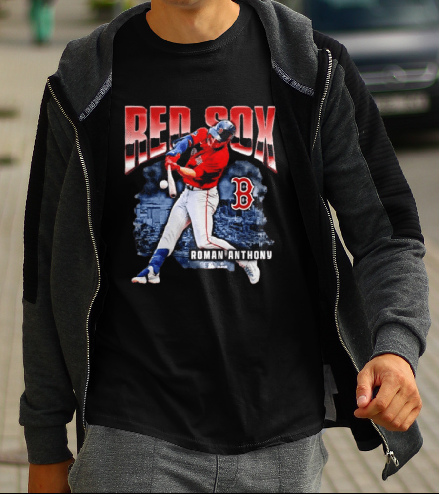 Red Sox Roman Anthony Boston MLB Players Iconic Baseball T-Shirt